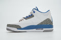 Air Jordan 3 Sneakers – White & Blue
