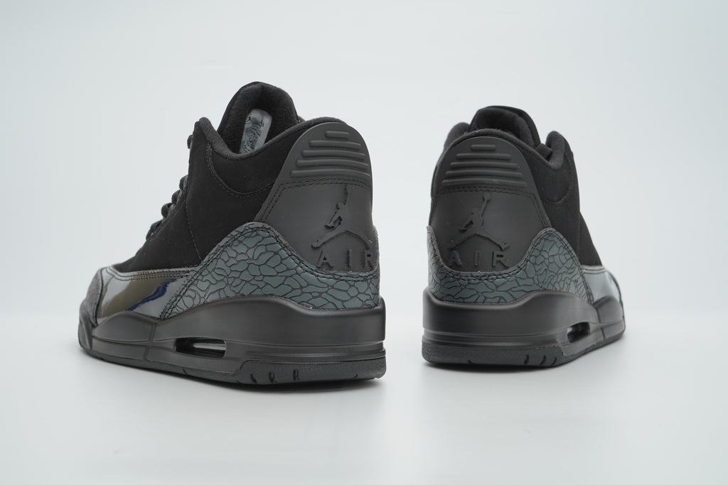 Air Jordan 3 Sneakers – Black & Charcoal