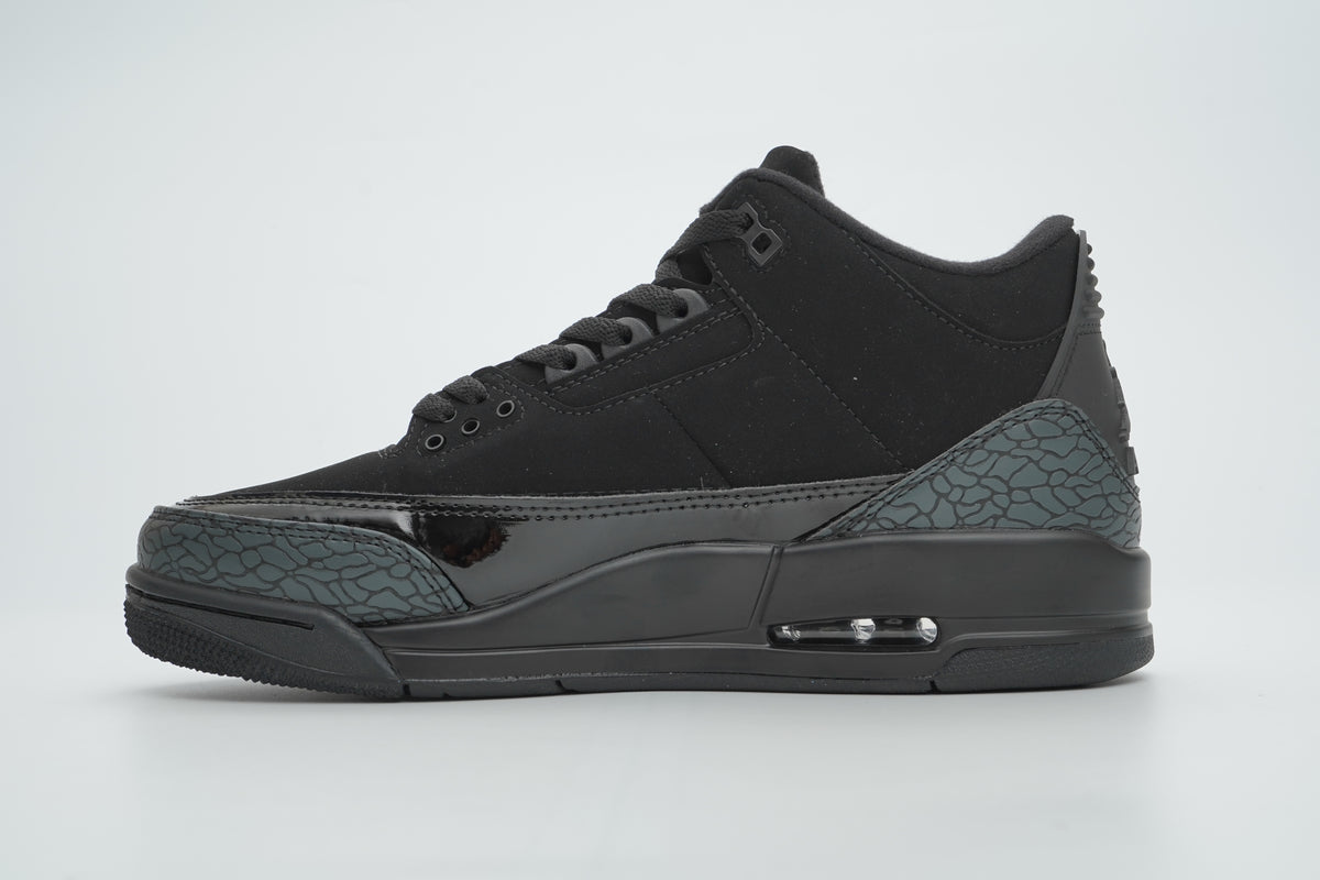 Air Jordan 3 Sneakers – Black & Charcoal